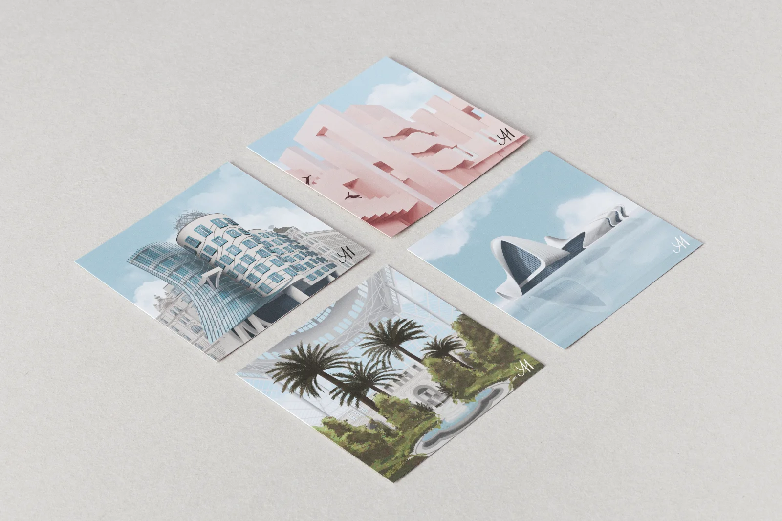 Architecture Illustrated Iconic Buildings Series