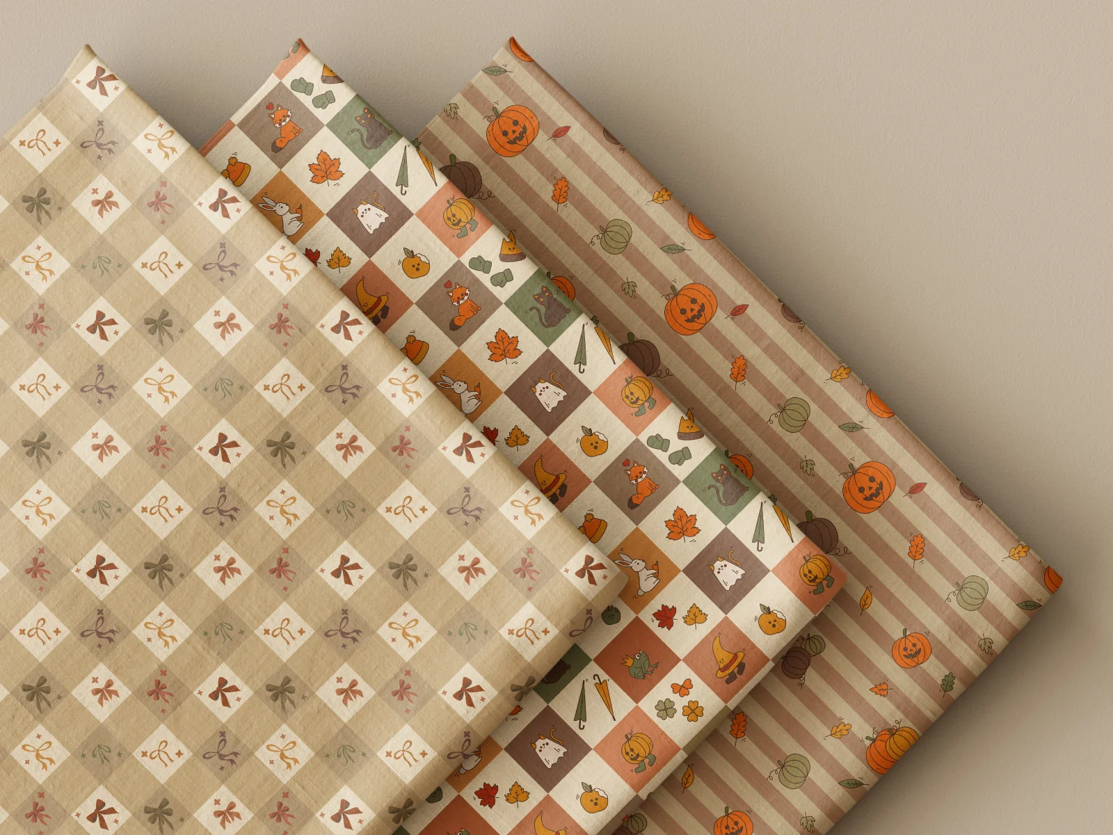 Pattern textile mockup