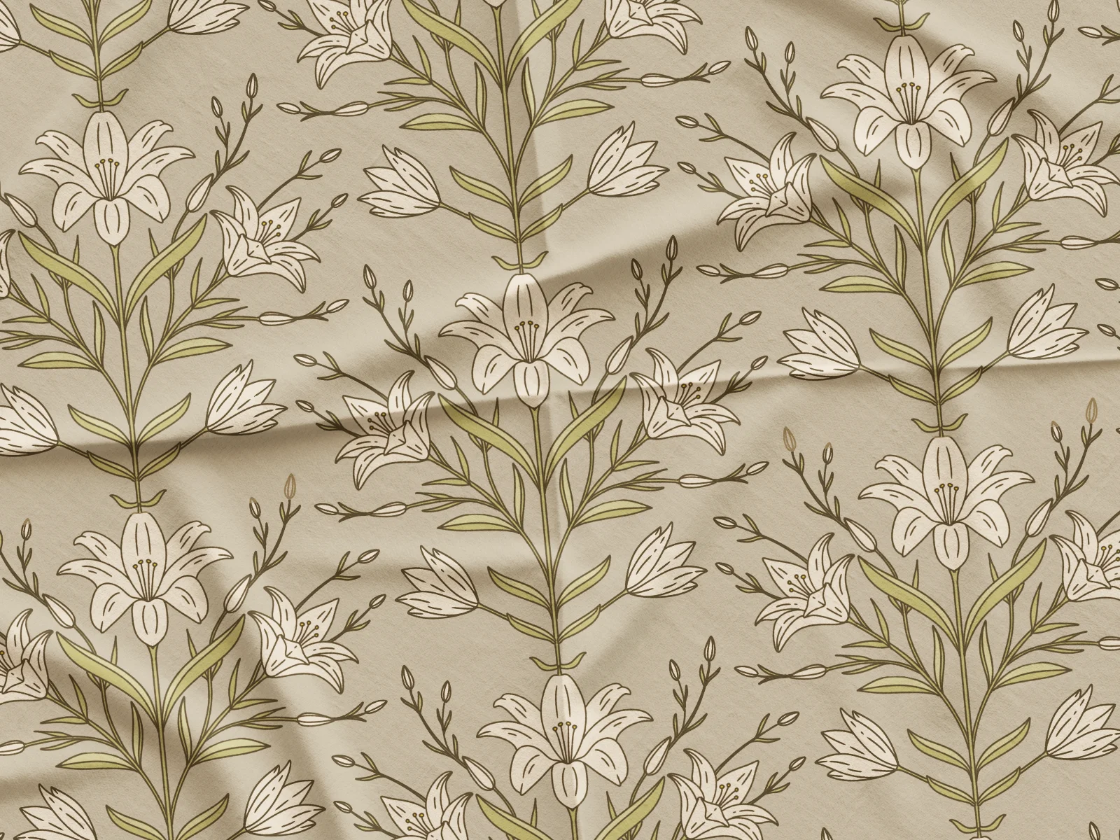 Pattern textile mockup