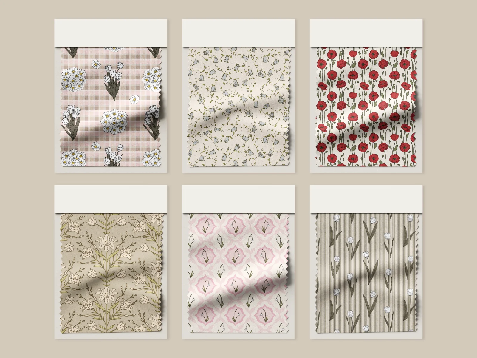 Pattern textile mockup