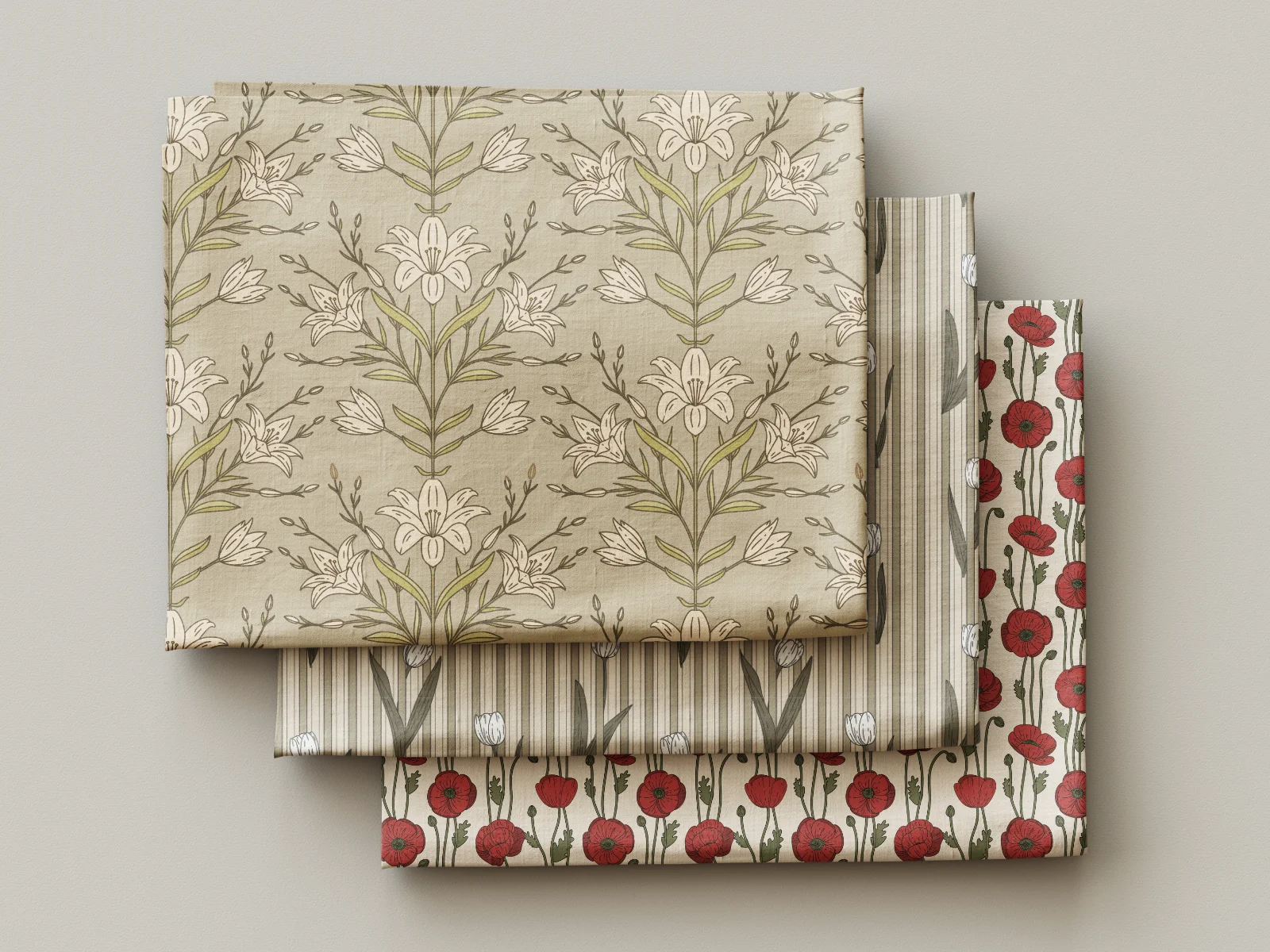 Pattern textile mockup