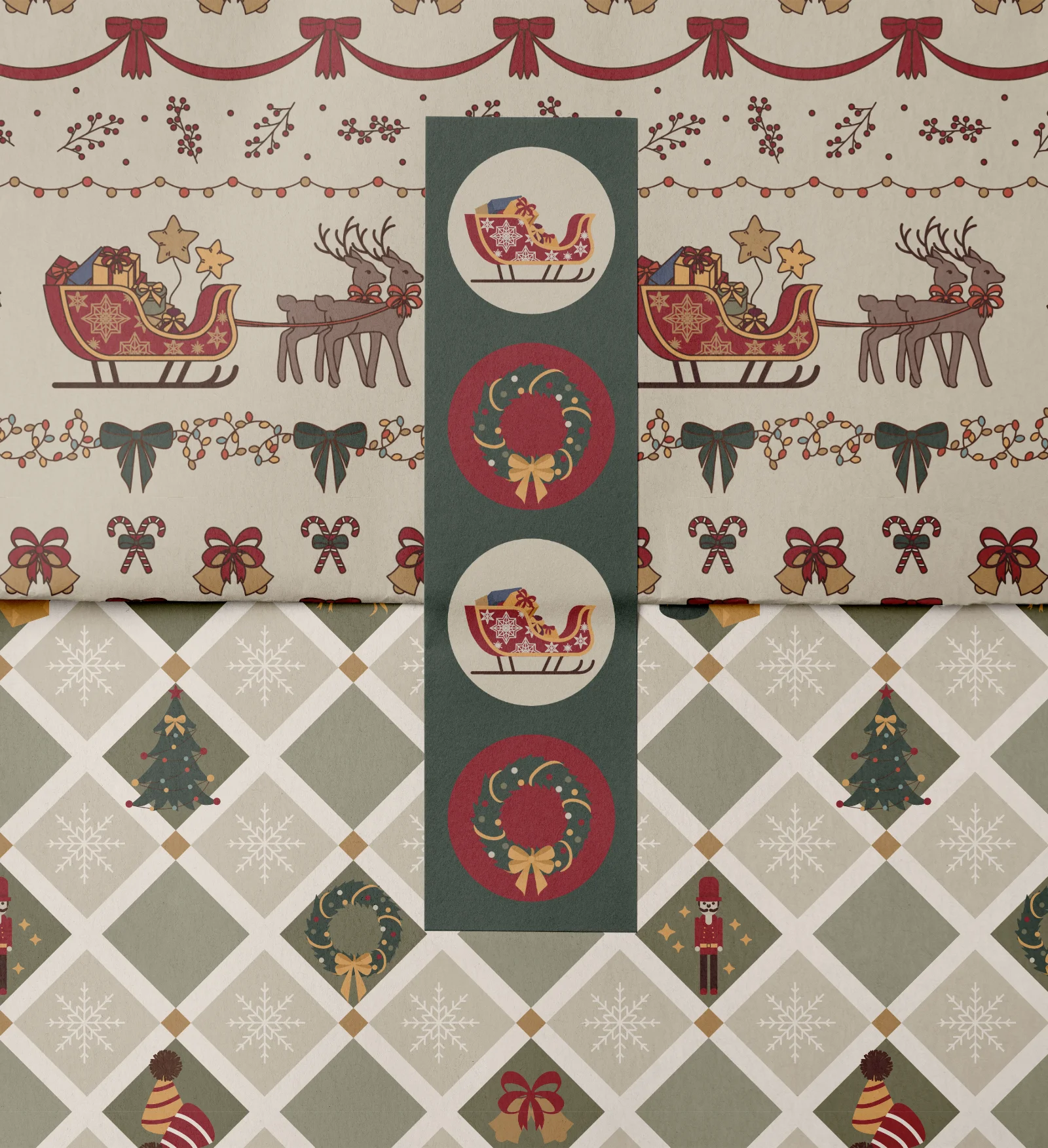 Wrapping paper mockup