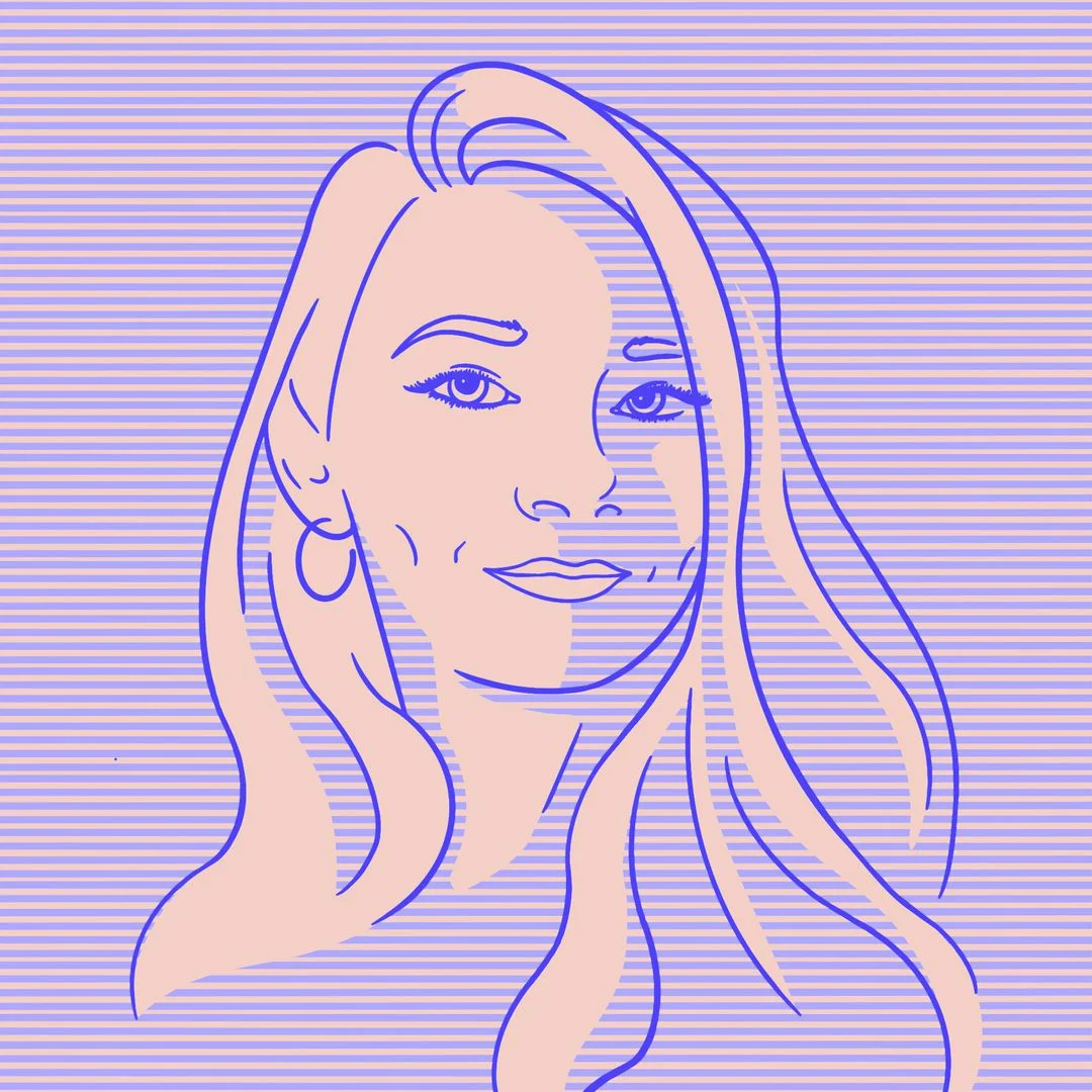 Portrait Illustration of Aycan Yılmaz