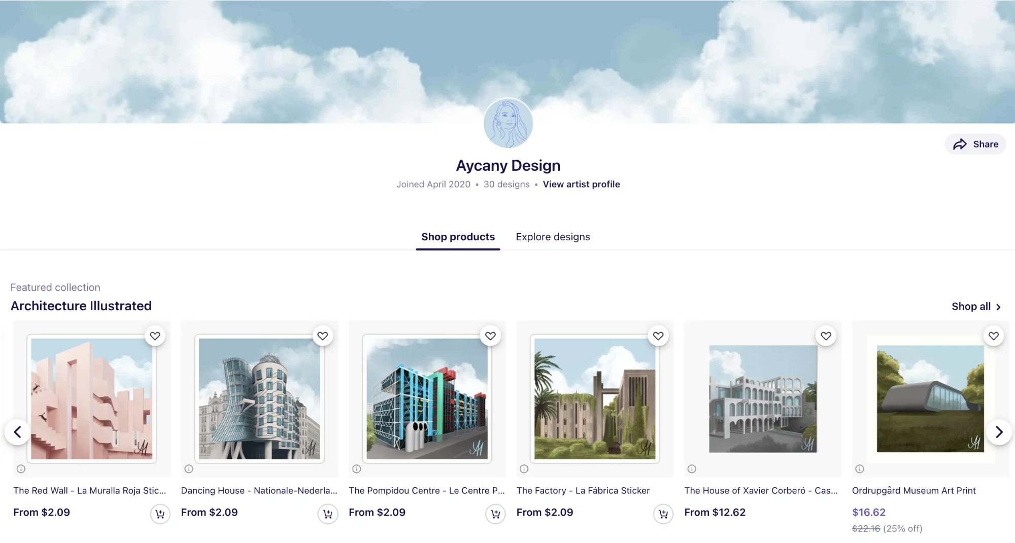 Preview of Aycan Yılmaz Redbubble shop