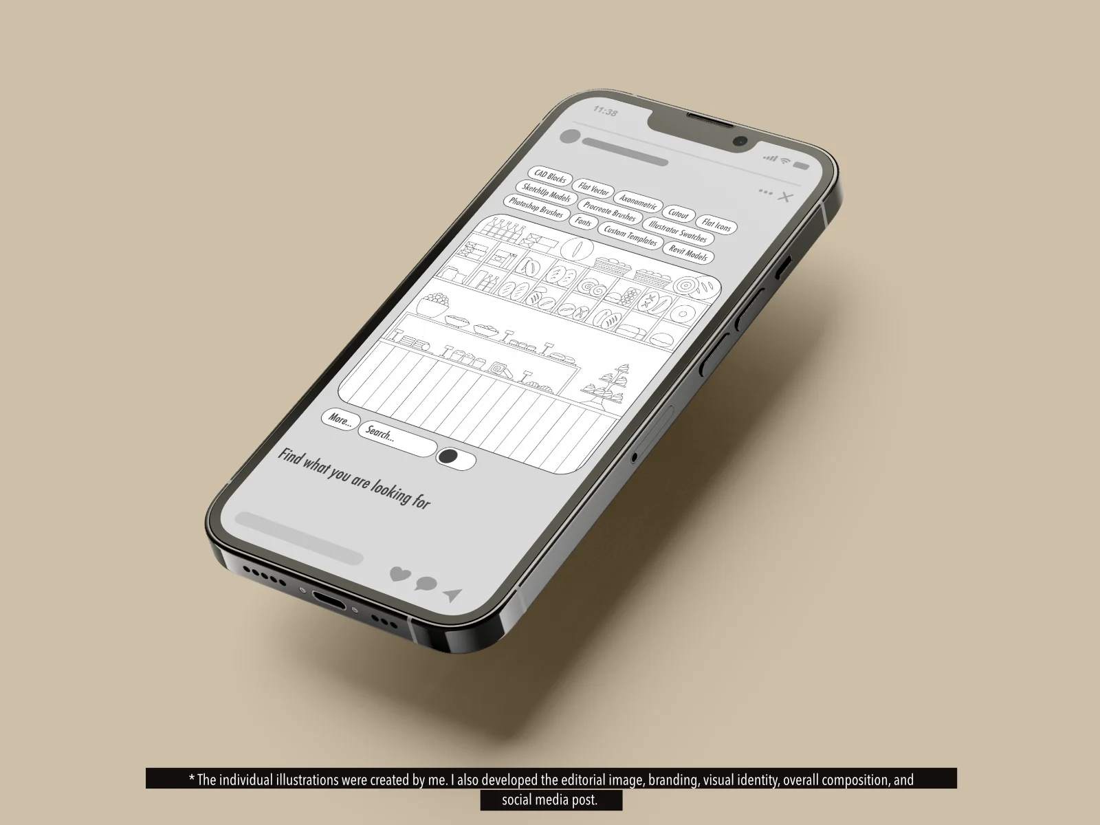 Social media post close-up