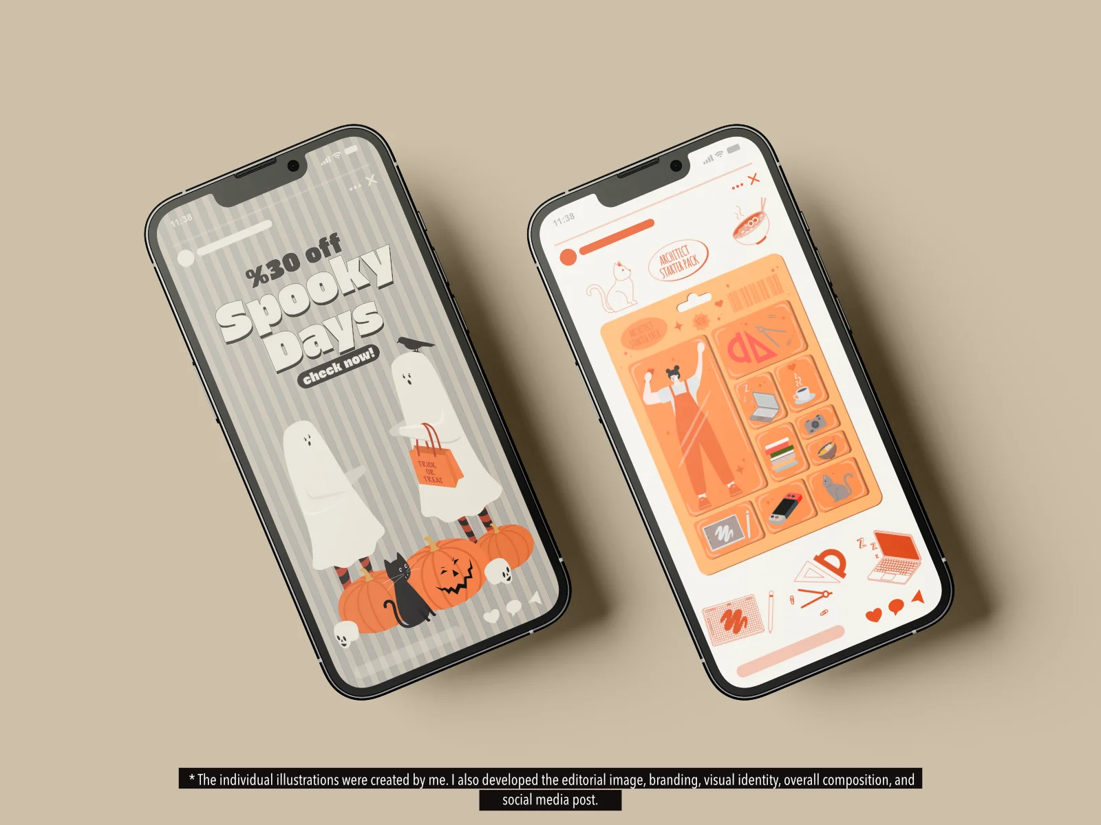 Social media post close-up