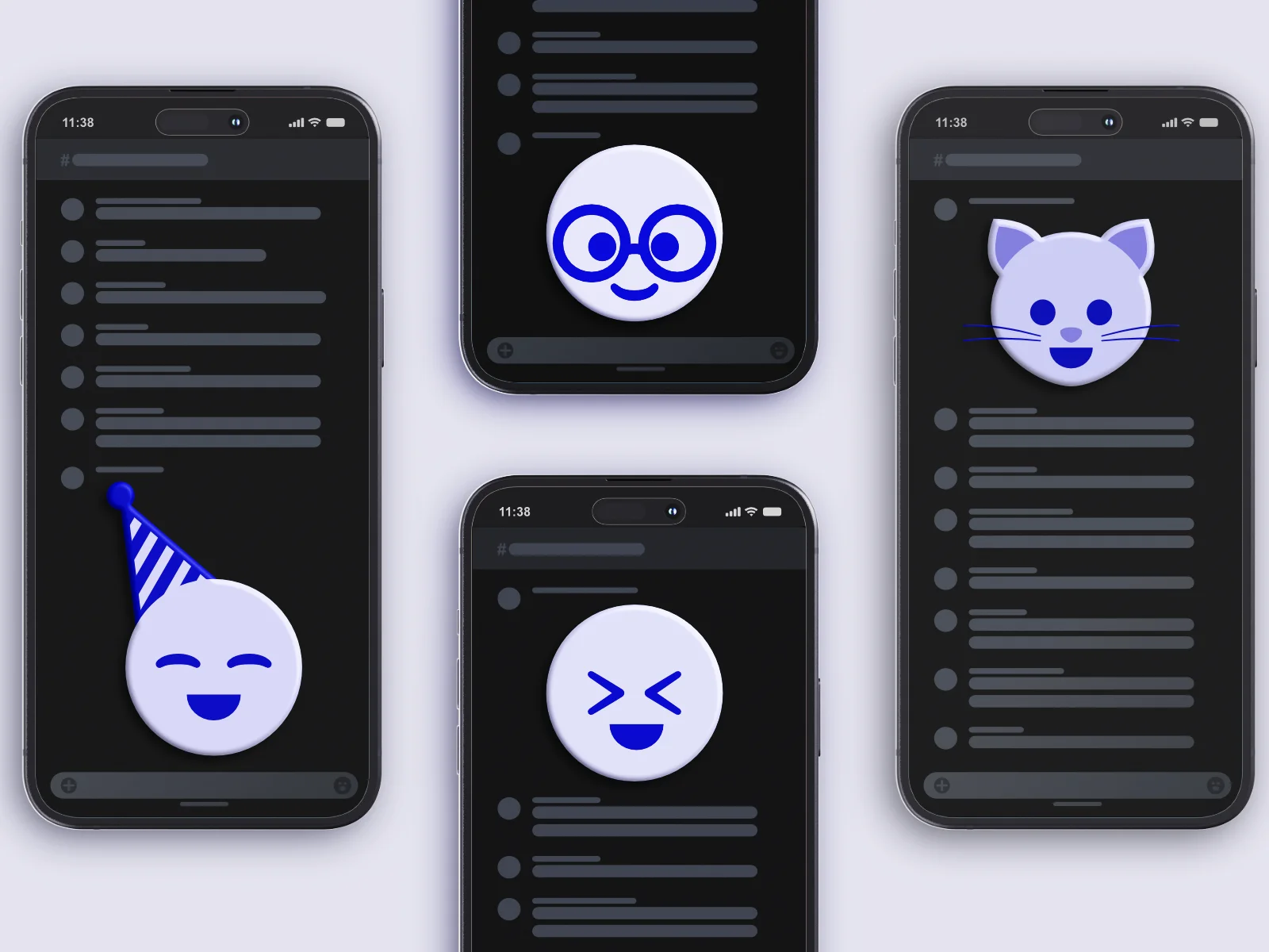 Emoji set mockup