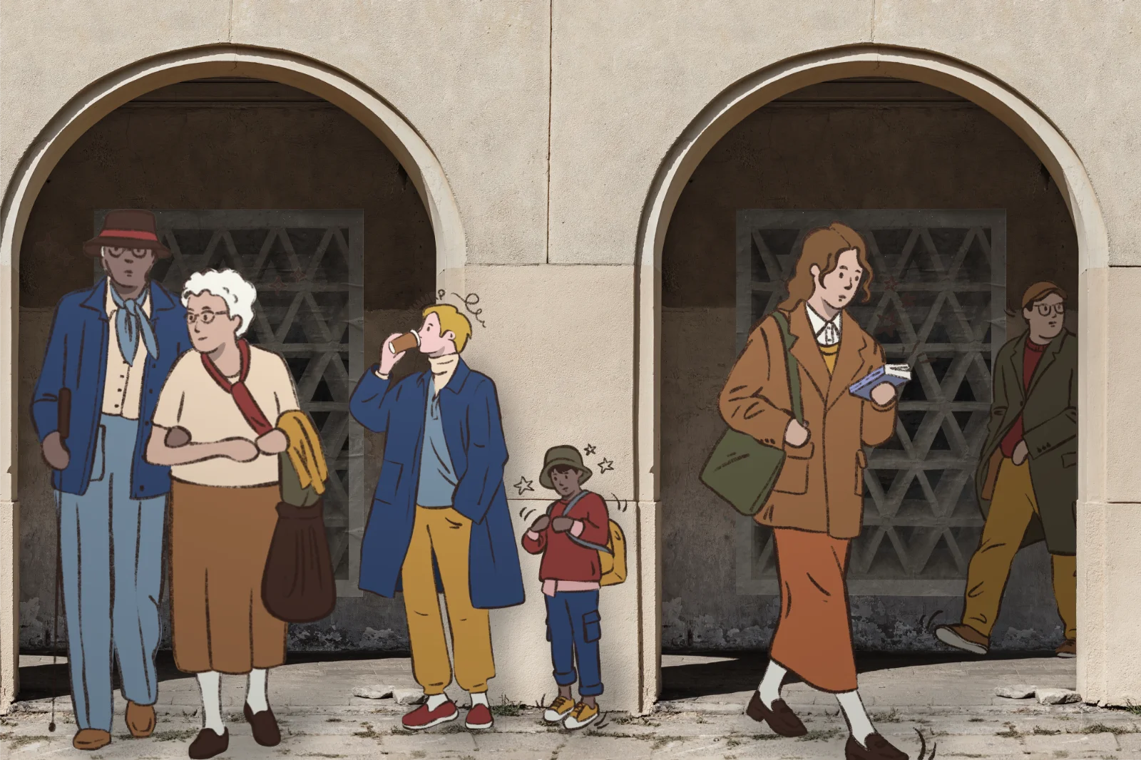 Cartoon style mockup 2