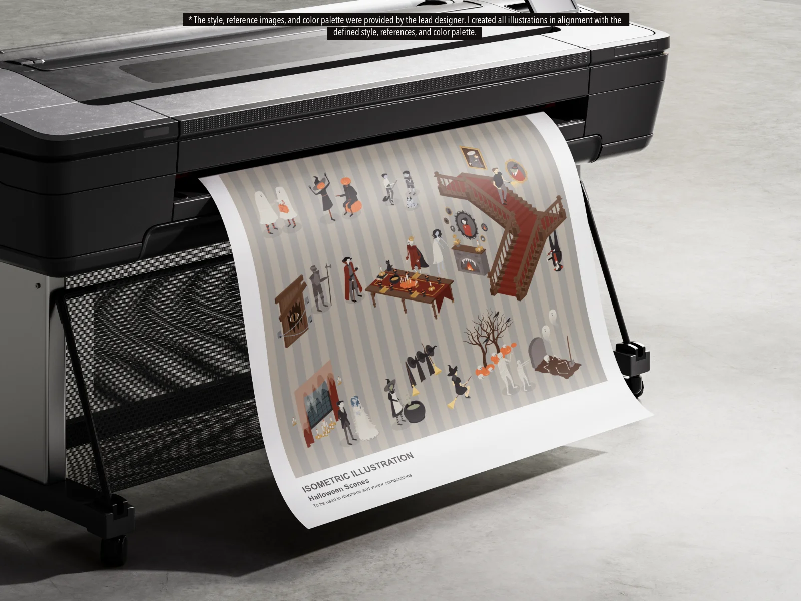 Isometric illustration close-up 3