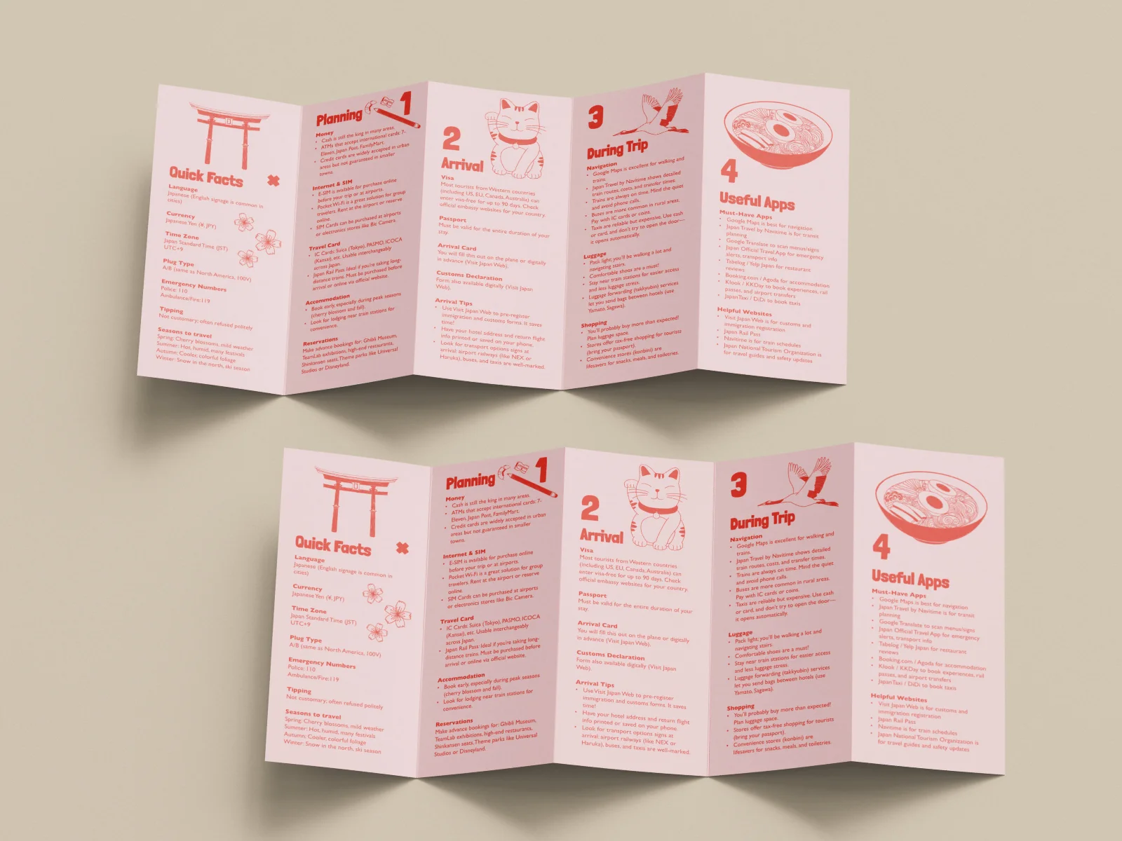 Leaflets close-up